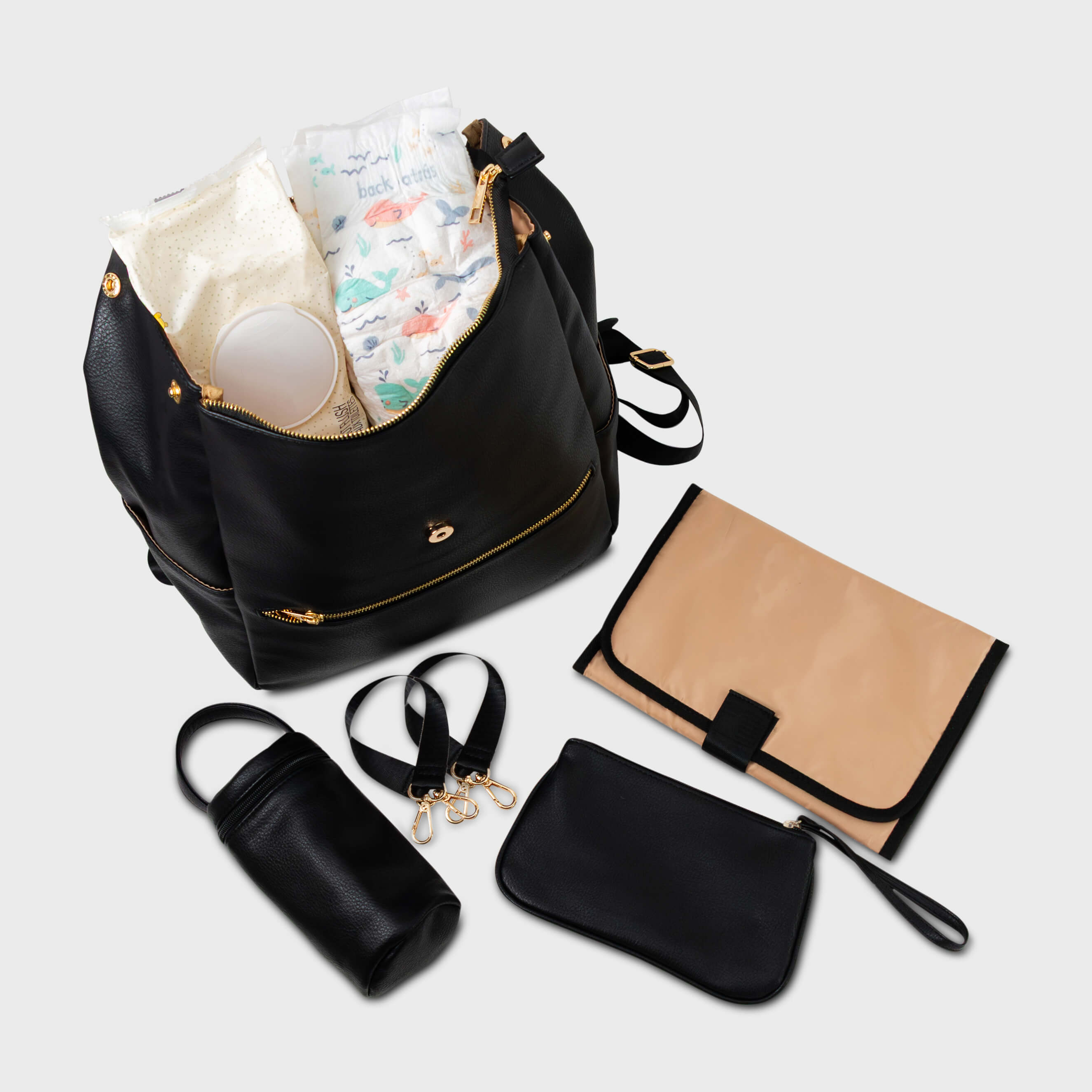 CLASSIC NAPPY BACKPACK BLACK