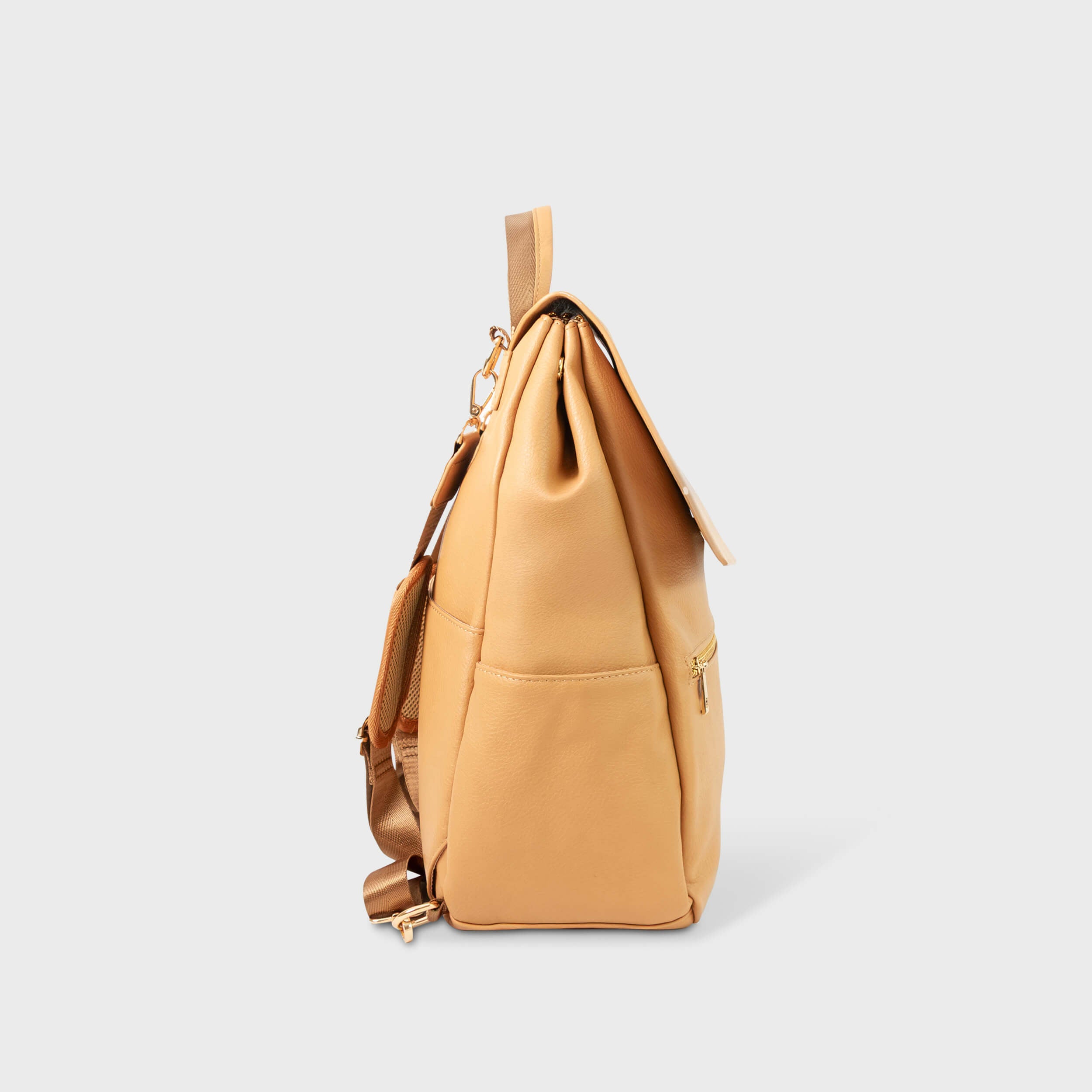 CLASSIC NAPPY BACKPACK TAN - Hannah and Henry