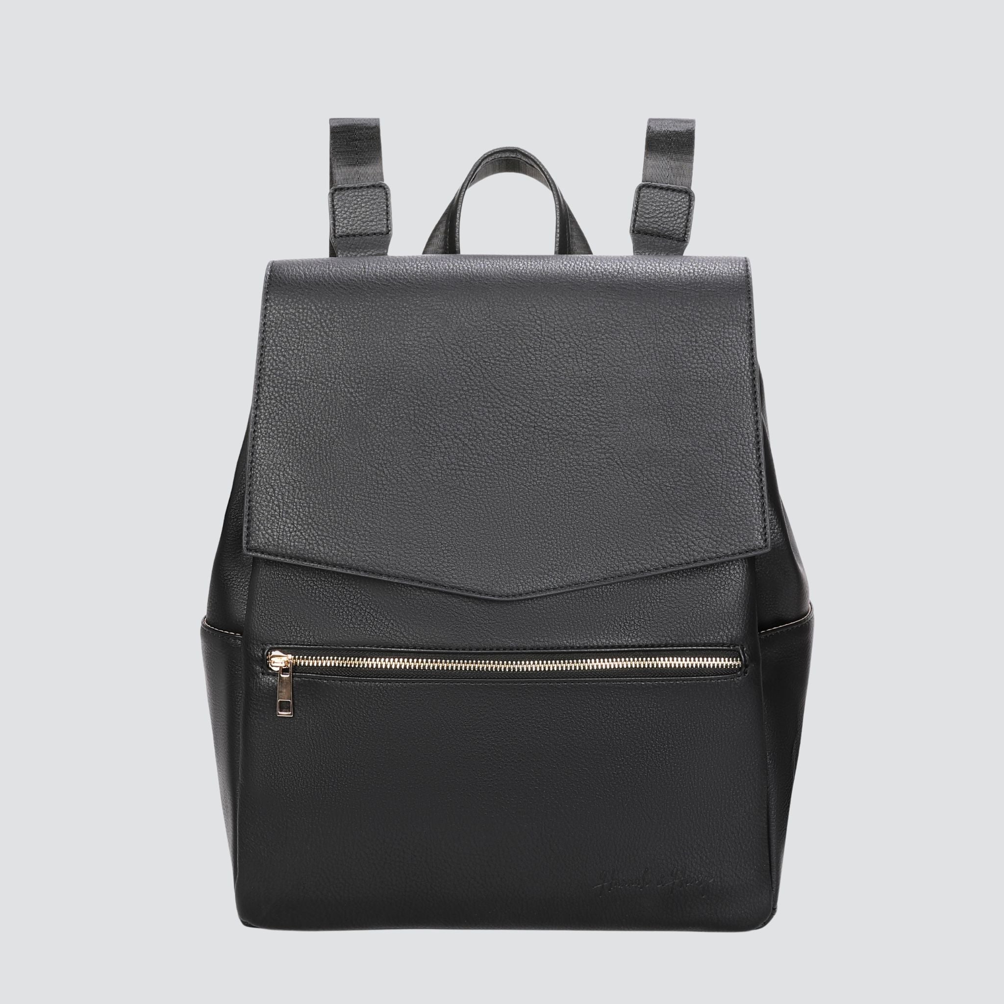 Classic Nappy Backpack | Black - Nappy Bag by Hannah and Henry