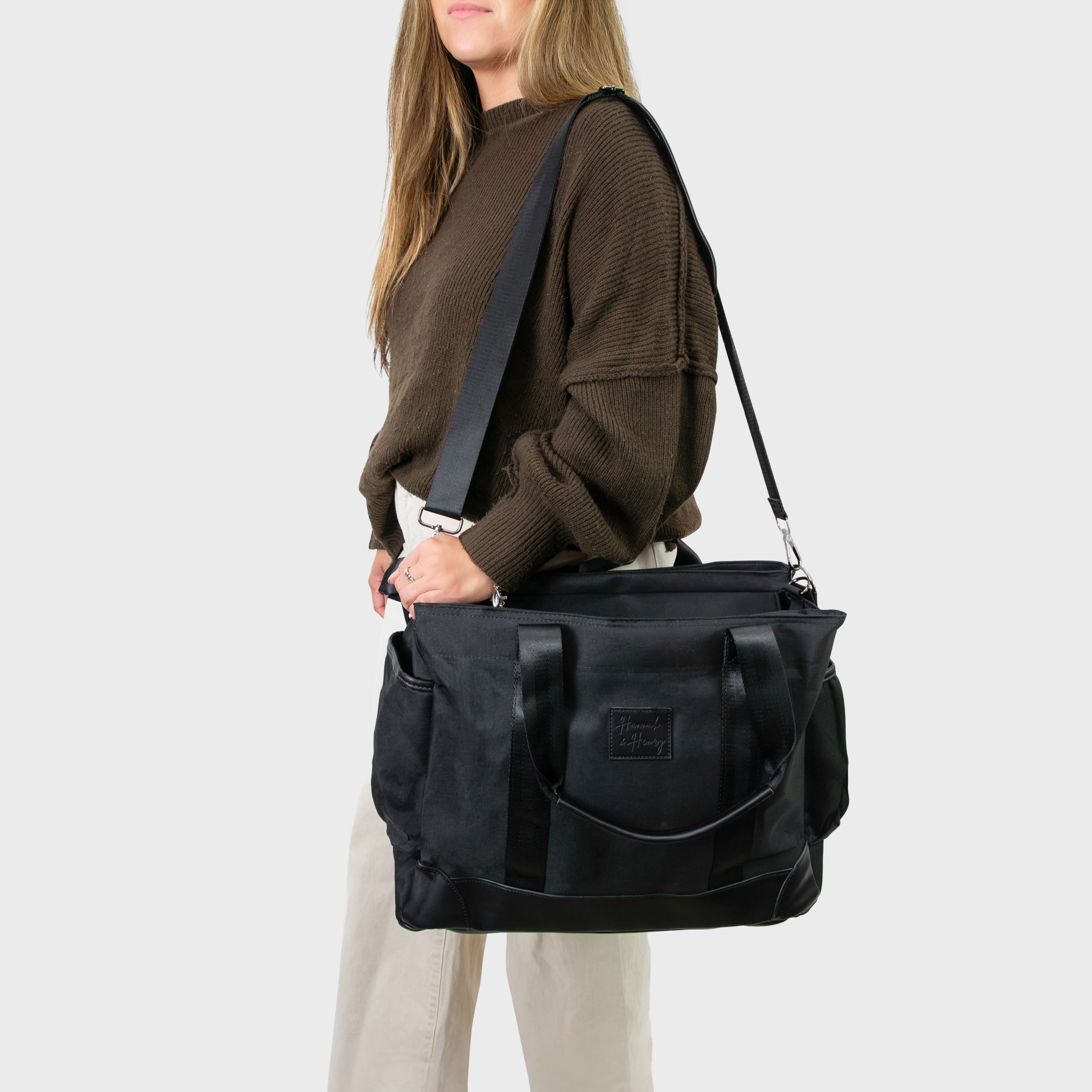 CHARLIE NAPPY TOTE BLACK