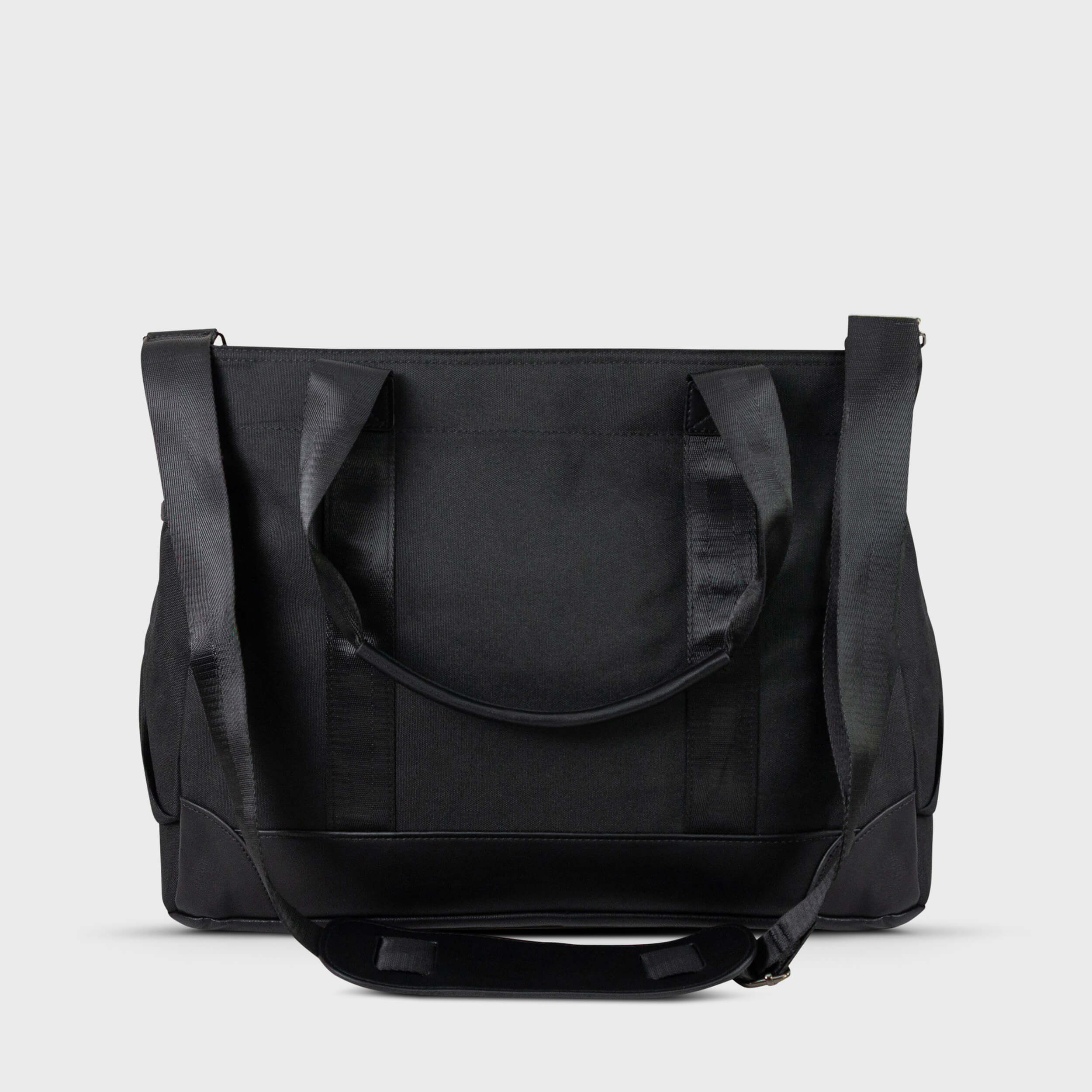 CHARLIE NAPPY TOTE BLACK - Hannah and Henry