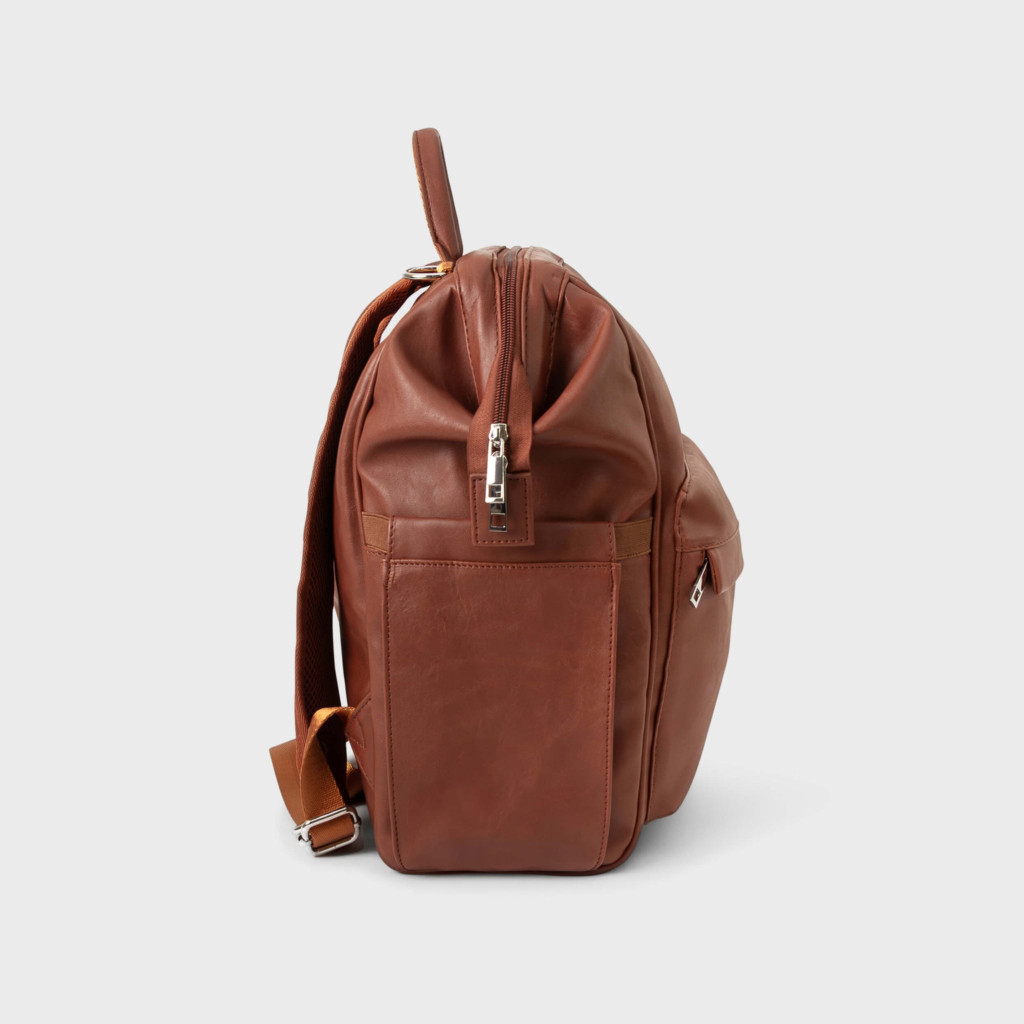 VINTAGE NAPPY BACKPACK BROWN