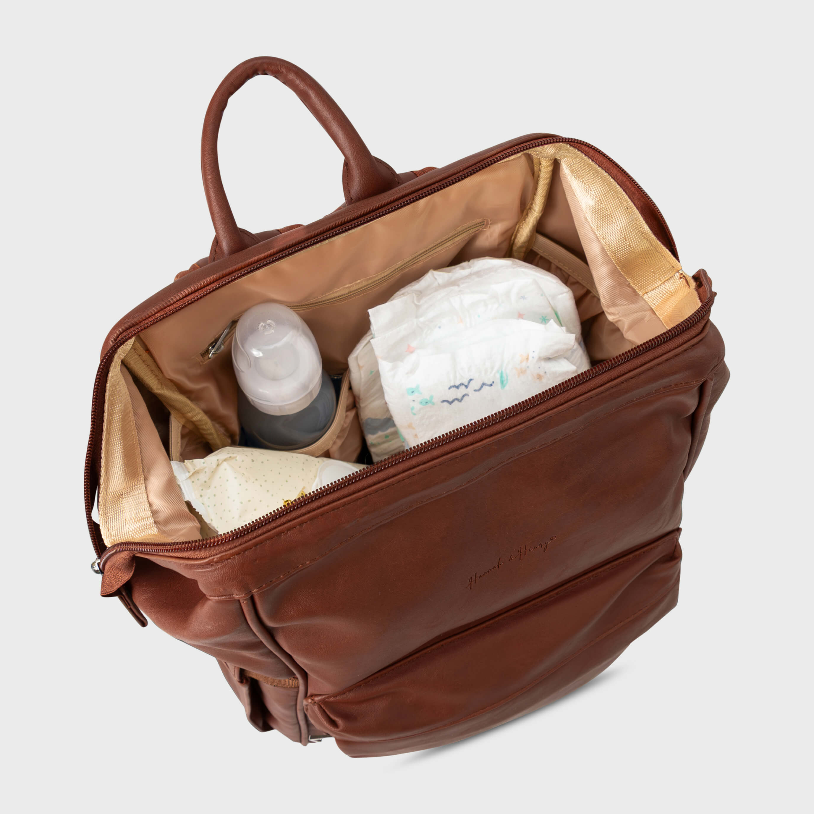 VINTAGE NAPPY BACKPACK BROWN