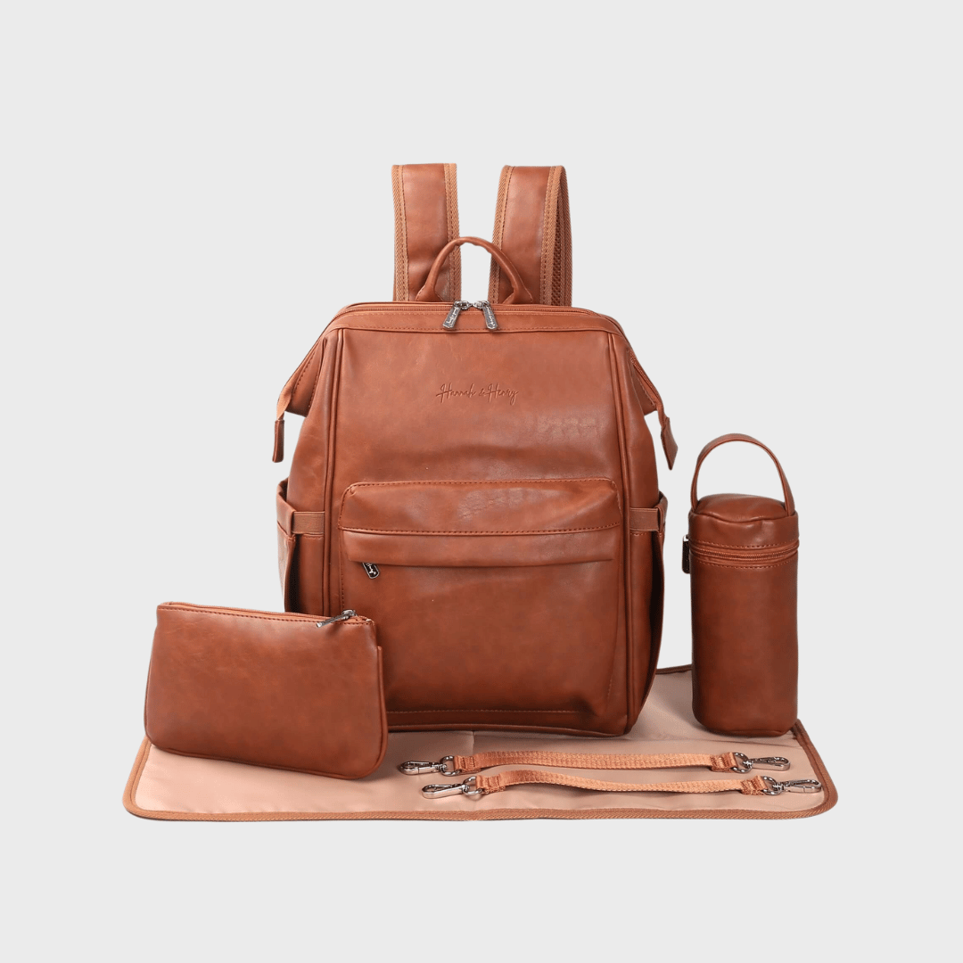 Vintage Nappy Backpack | Brown