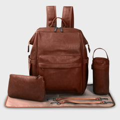 VINTAGE NAPPY BACKPACK BROWN