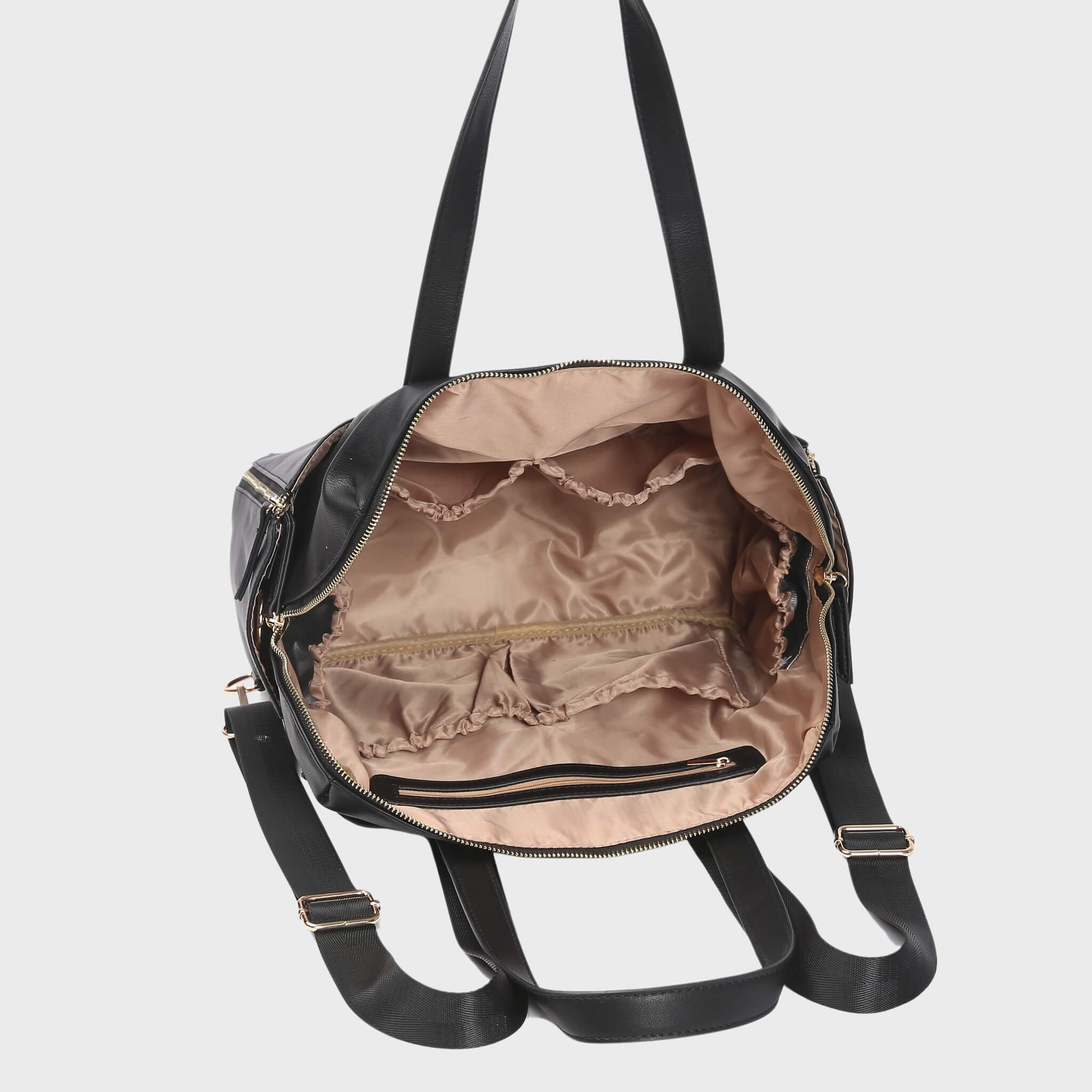 Chelsea Convertible | Black - Nappy Bag by Hannah and Henry