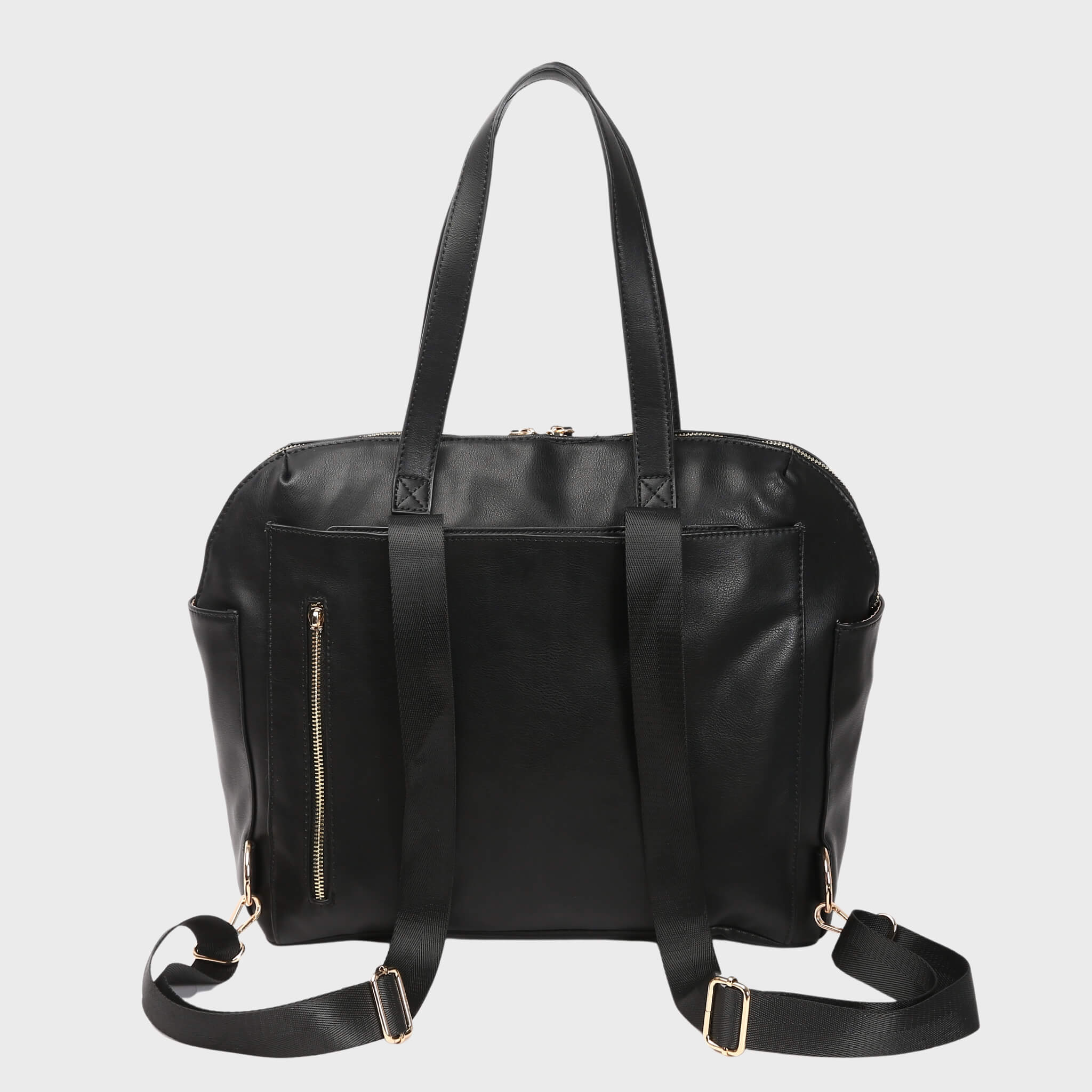 Chelsea Convertible | Black - Nappy Bag by Hannah and Henry