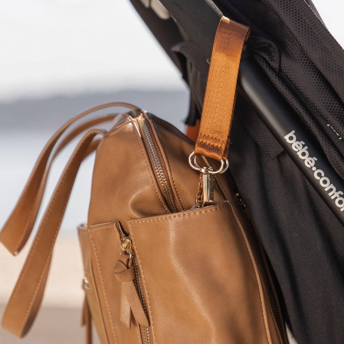 Chelsea Convertible | Tan - Nappy Bag by Hannah and Henry