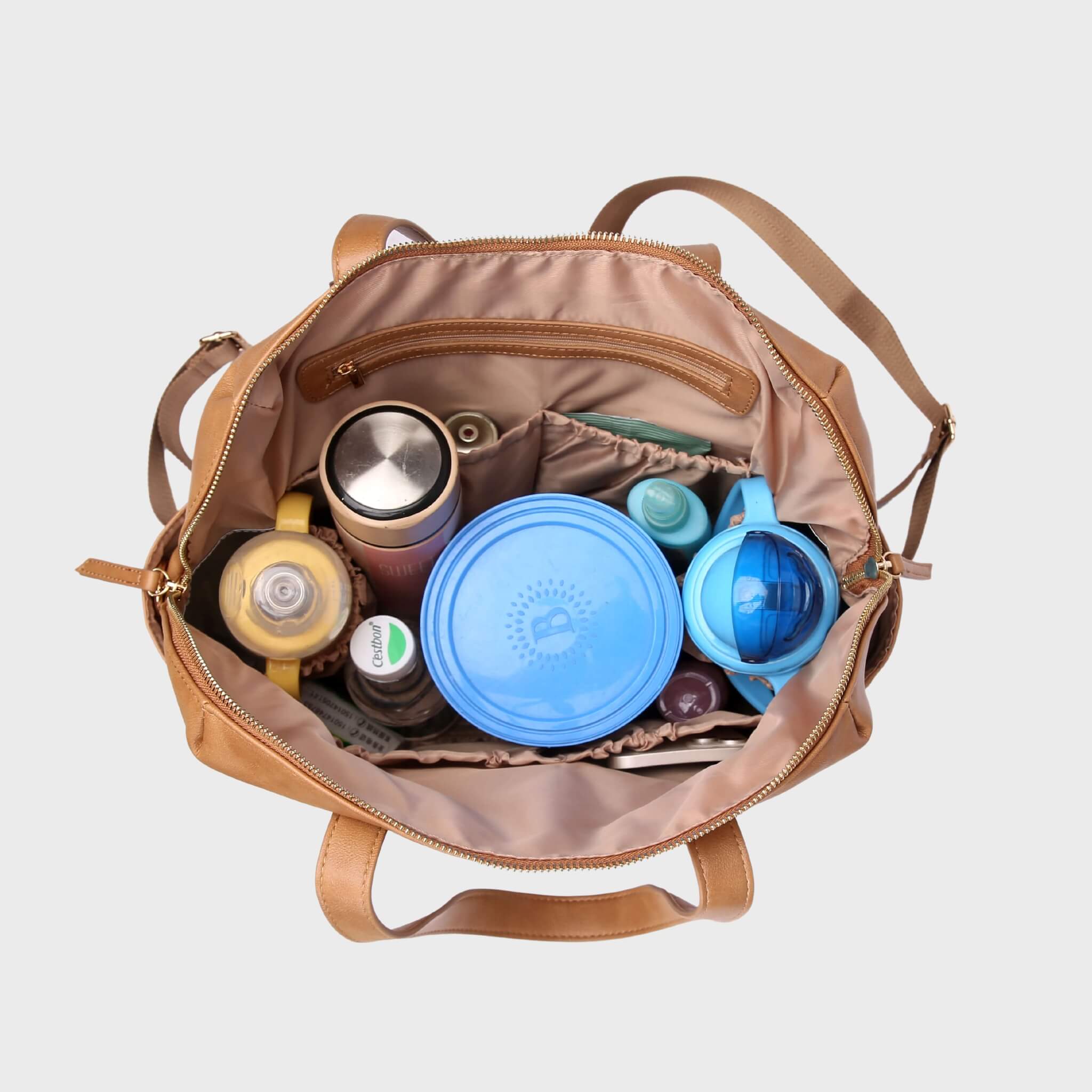 Chelsea Convertible | Tan - Nappy Bag by Hannah and Henry