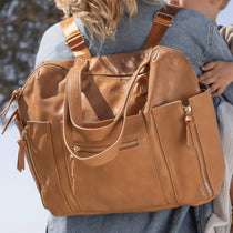 Chelsea Convertible | Tan - Nappy Bag by Hannah and Henry