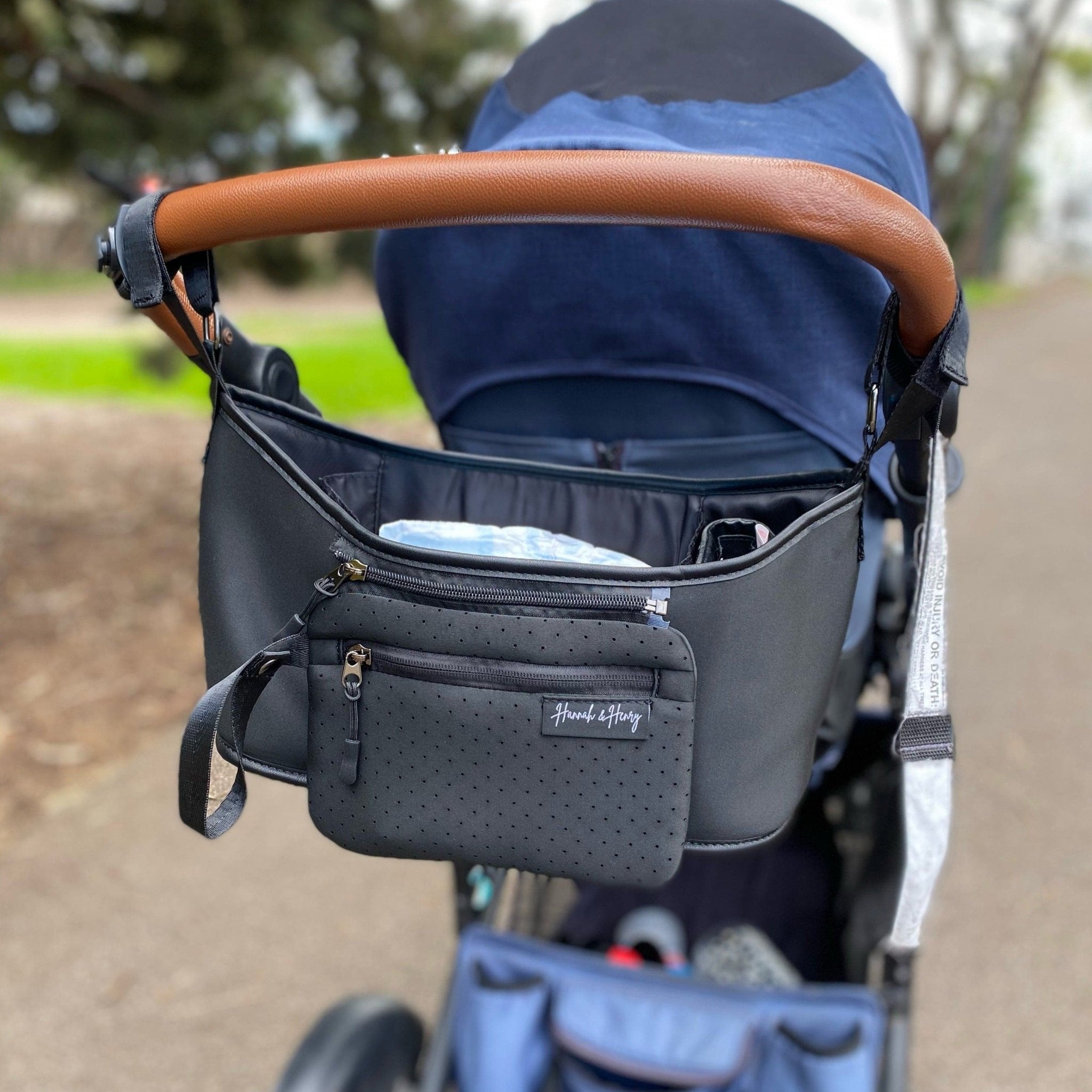Cleo Pram Caddy - Pram Caddy by Hannah and Henry