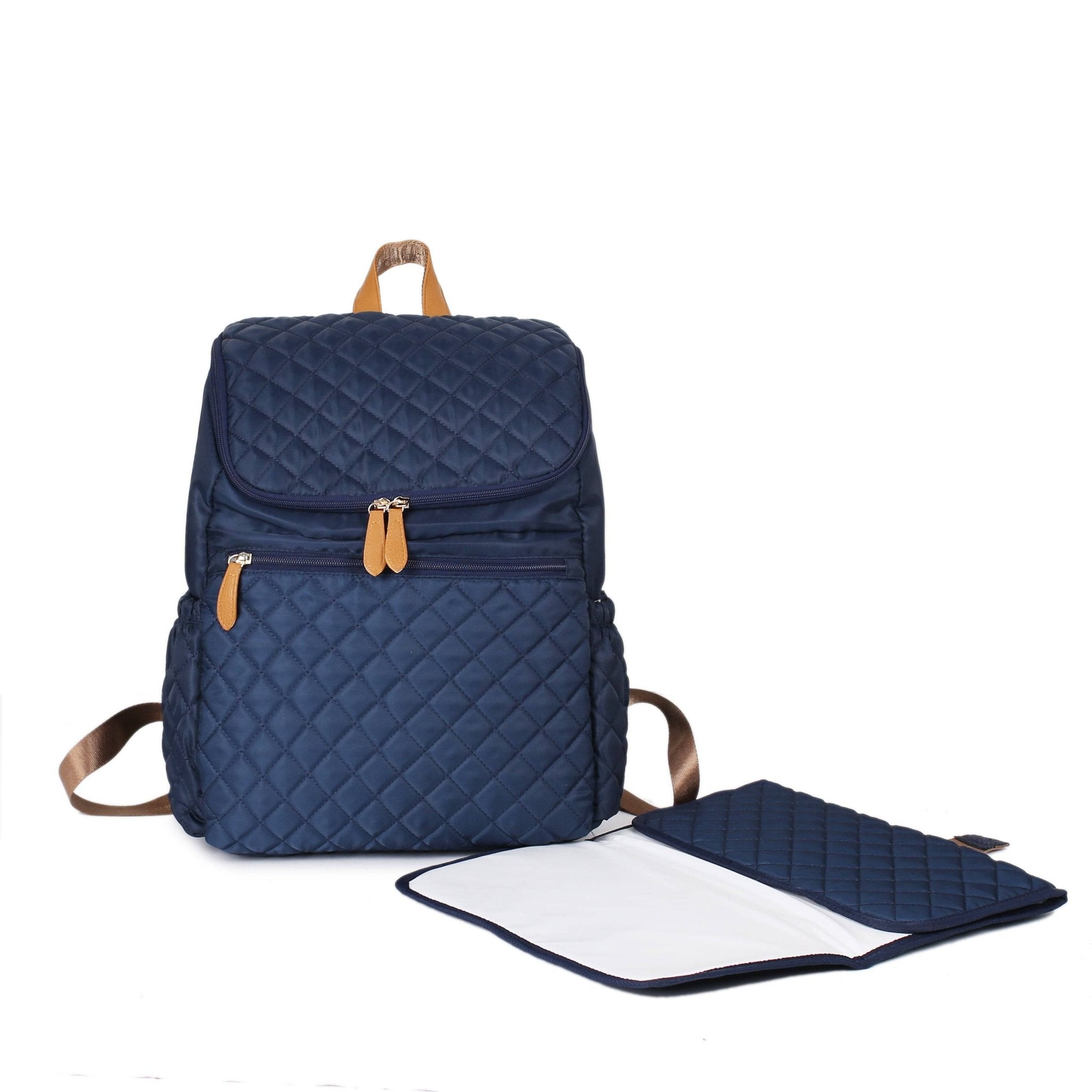 Essential Nappy Backpack | Blue - Nappy Bag by Hannah and Henry