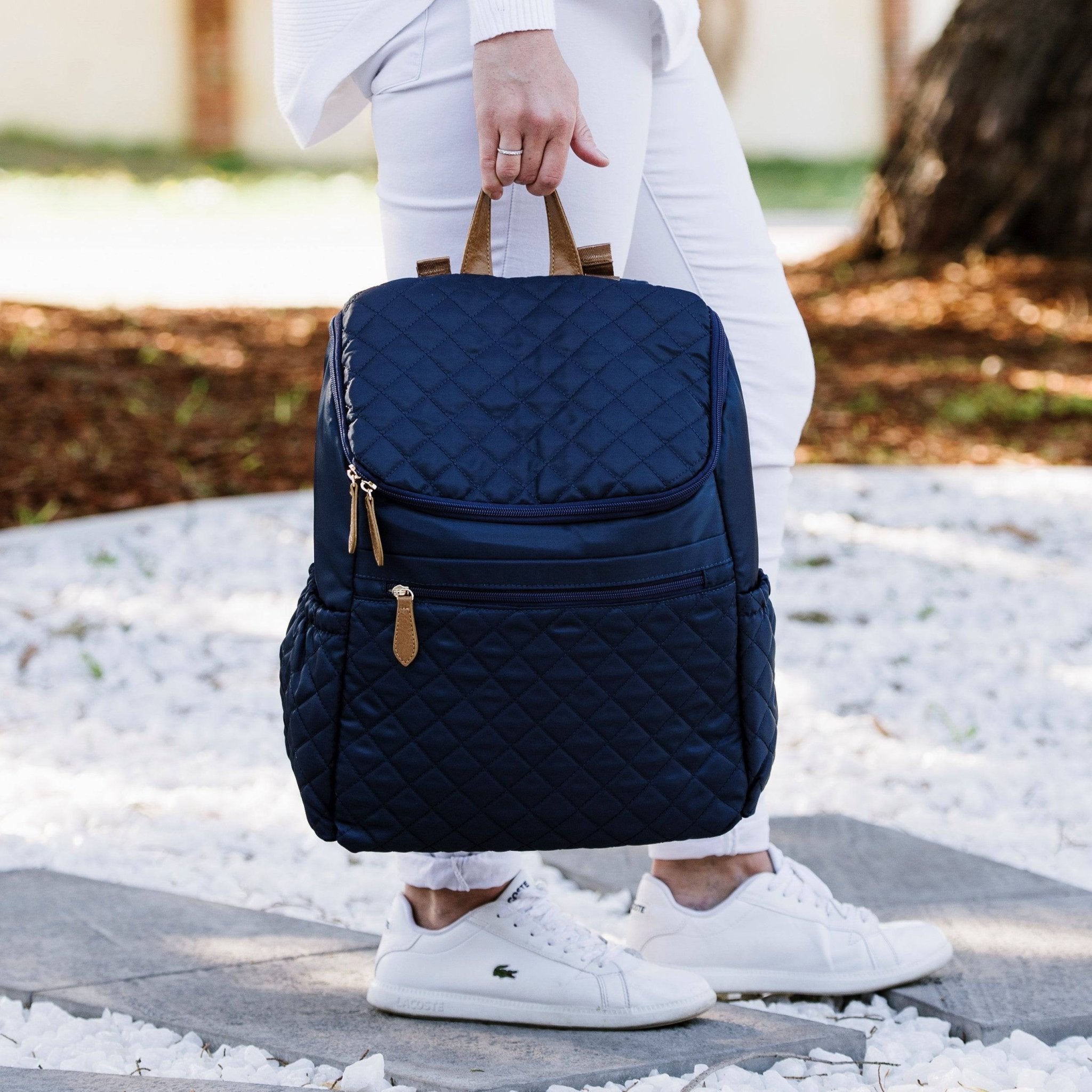 Essential Nappy Backpack | Blue - Nappy Bag by Hannah and Henry